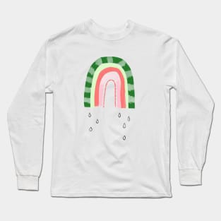 Watermelon Rainbow Long Sleeve T-Shirt
